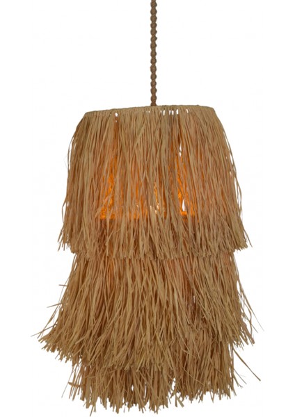 Rafya Uzun Saçaklı Avize modelleri