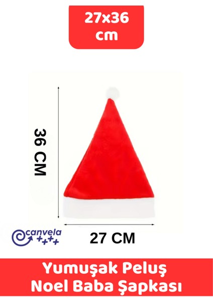 Yetişkin Boy Kırmızı Polar Kürklü Yılbaşı Baba Şapkası fiyatları
