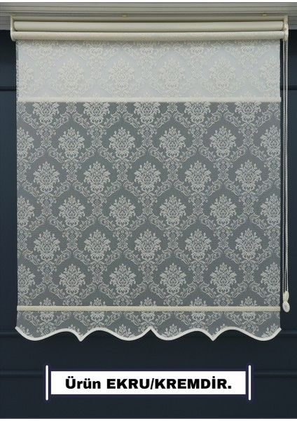 Çift Mekanizmalı Tül+Stor Güneşlik Perde – Çiftli Sistem - 2 Perde Tek Ürün!