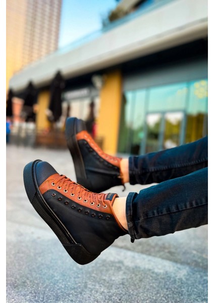 CH167 - Gst Blazer Erkek Bot Sıyah/taba fırsatları