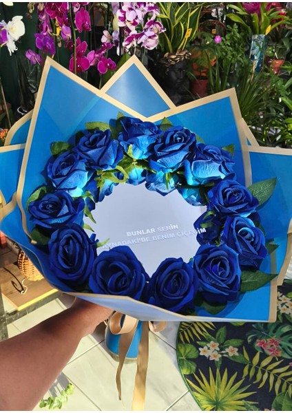 Aynallı Buket Bunlar Senin Aynadaki Benim Çiçeğim💙💙💙sevdiklerinize Özel Gün Hediyesi💙💙💙 fiyatları