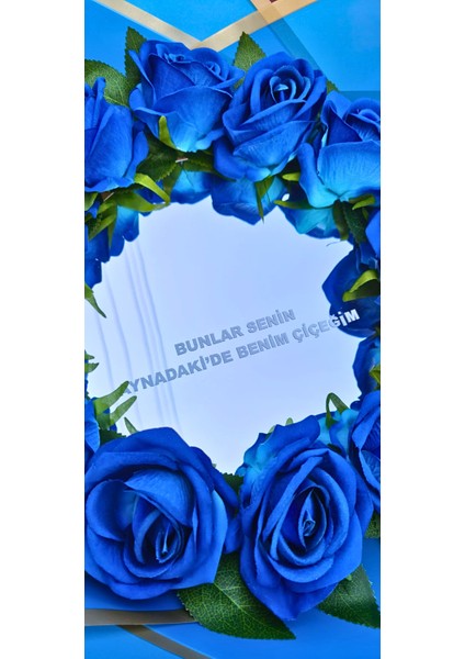 Aynallı Buket Bunlar Senin Aynadaki Benim Çiçeğim💙💙💙sevdiklerinize Özel Gün Hediyesi💙💙💙 modelleri