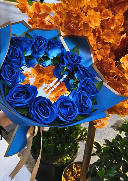 Aynallı Buket Bunlar Senin Aynadaki Benim Çiçeğim💙💙💙sevdiklerinize Özel Gün Hediyesi💙💙💙 fırsatları