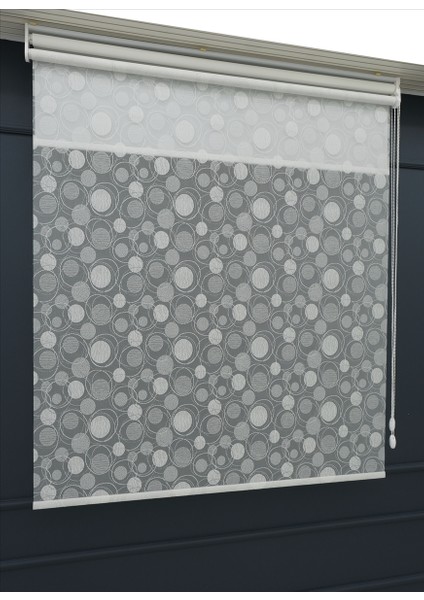 Çift Mekanizmalı Tül+Stor Güneşlik Perde – Çiftli Sistem - 2 Perde Tek Ürün! modelleri