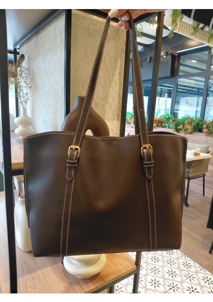 Kahve Ton Tote modelleri