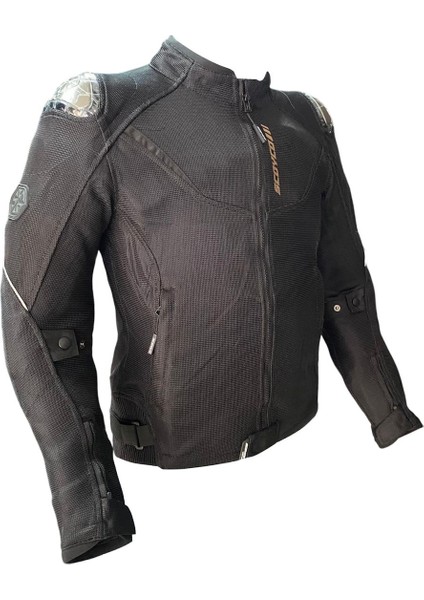 JK194 Korumalı Yazlık Motosiklet Montu Siyah (Yeni Sezon) fiyatları