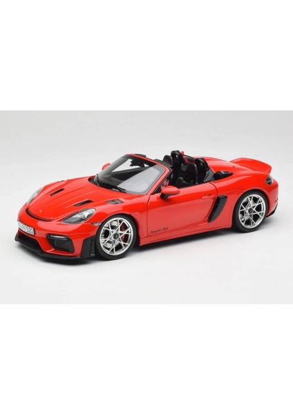 1:18 Norev 2023 Porsche 718 Spyder Rs Guards Red