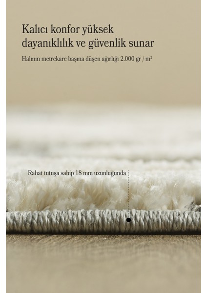 Yumuşak Bukleli Iskandinav Tasarım Salon Oturma Odası Yolluk Gri Halı modelleri