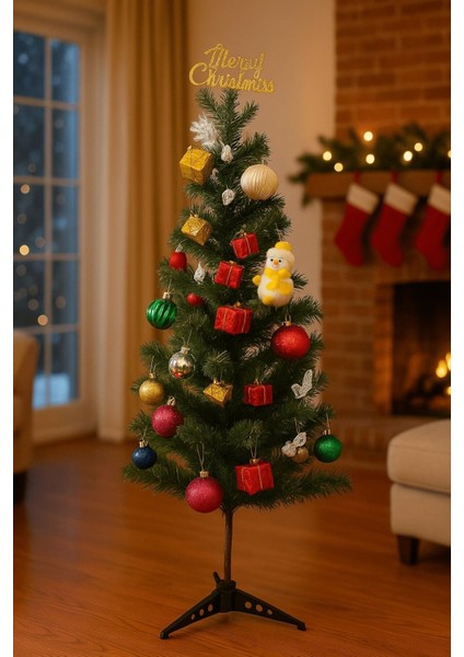 Renkli 25 Parça Noel ve Yılbaşı Çam Süsü Seti, Şık ve Eğlenceli Dekorasyon