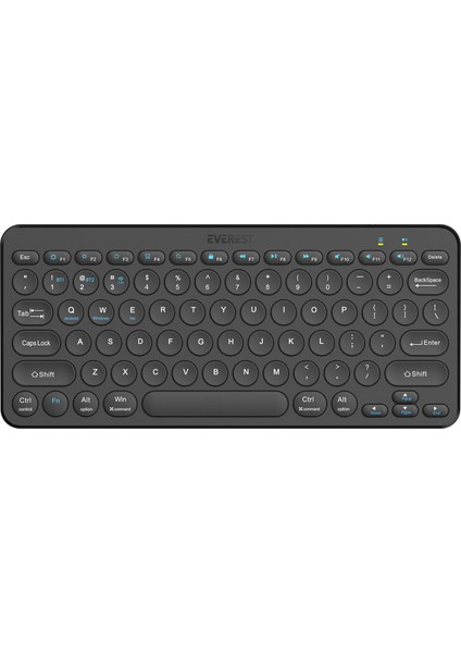 KB-BT16 Siyah 2.4g+Bt1+Bt2 Us Layout English Klavye