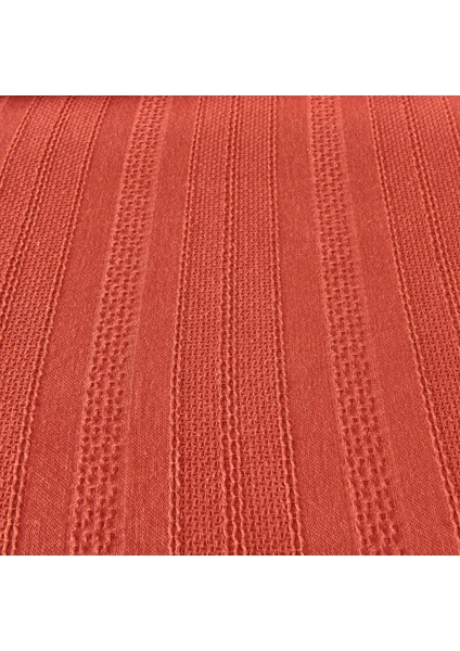 Soft Armürlü Tek Kişilik Nevresim Takımı - Kiremit modelleri