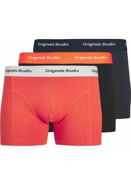 Jack Jones Vesterbro Solıd 3 Lü Paket Erkek Boxer 12272945