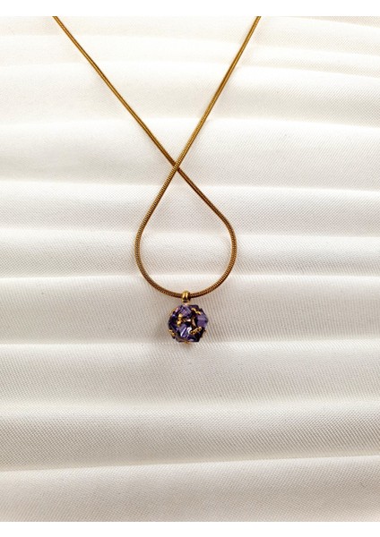 Kırmızı Işıltılı Küre Uçlu Minimal Kolye – Yılan Zincir fiyatları