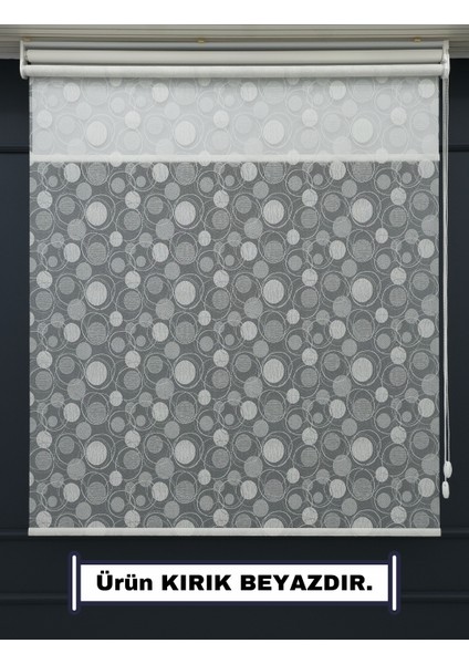 Çift Mekanizmalı TÜL+STOR Güneşlik Perde – Çiftli Sistem - 2 Perde TEK ÜRÜN!