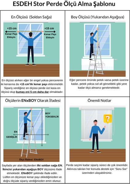 Çift Mekanizmalı TÜL+STOR Güneşlik Perde – Çiftli Sistem - 2 Perde TEK ÜRÜN! fiyatları