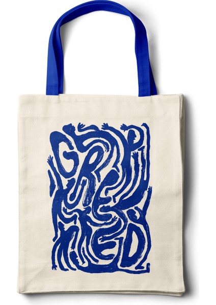 Sanatsal Bez Çanta – Greed Illüstrasyon Tasarım - 35X40