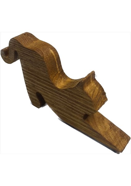 3 Adet Ahşap Kapı Stoperi Kedi Tasarımlı Kapı Tutacağı
