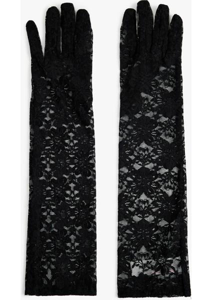 Uzun Dantel Eldiven