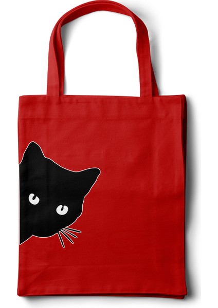 Sanatsal Bez Çanta – Kedi Tasarım - 35X40