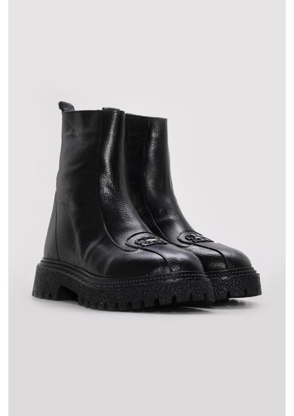 Hakiki Deri Kürklü Kadın Klasik Bot 710KZA6010 fırsatları