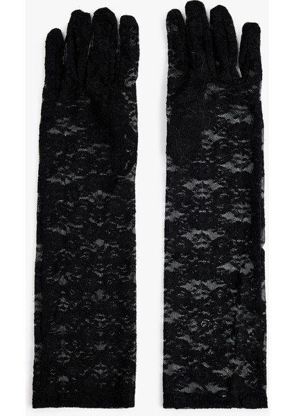 Uzun Dantel Eldiven