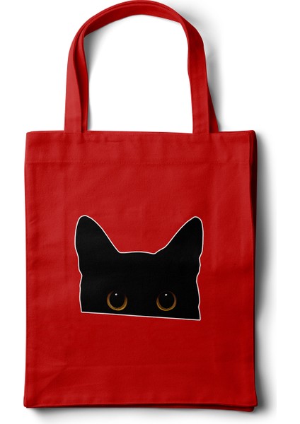 Sanatsal Bez Çanta – Kedi Tasarım - 35X40
