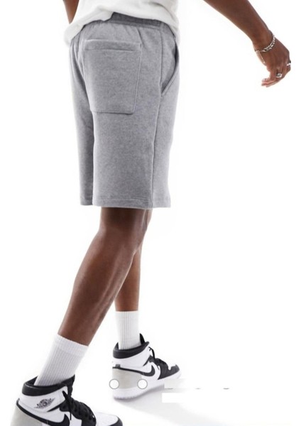 Jordan Brooklyn Fleece Short Gri Pamuklu Erkek Şort modelleri