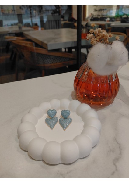 Mavi Sallantılı Kapli Küpe fiyatları