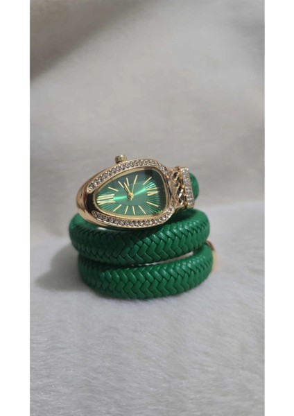 Yeni Yılan Model Hasır Tasarım Taşlı Kadın Kolsaati fiyatları