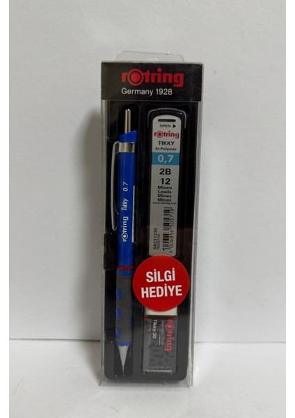 Versatil Mavi Kalem 0.7+Min+Silgi Hediye