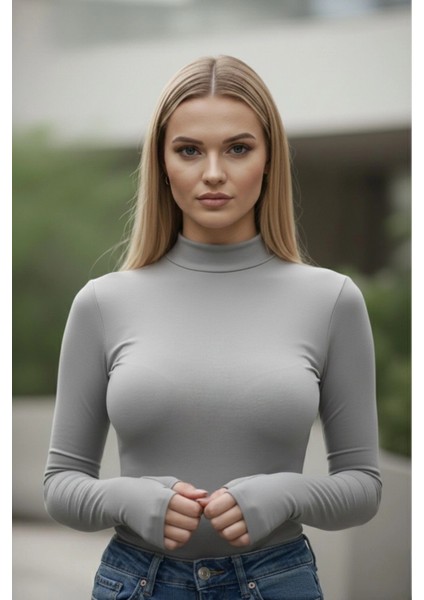 3’lü Parmak Geçmeli Kadın Body Seti indirimleri