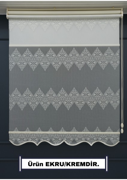 Çift Mekanizmalı Tül+Stor Güneşlik Perde – Çiftli Sistem - 2 Perde Tek Ürün!