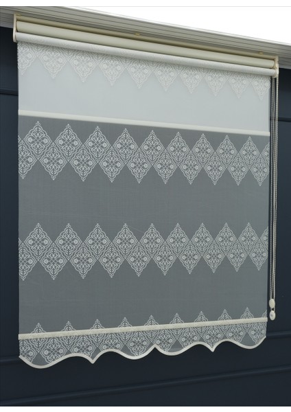 Çift Mekanizmalı Tül+Stor Güneşlik Perde – Çiftli Sistem - 2 Perde Tek Ürün! modelleri