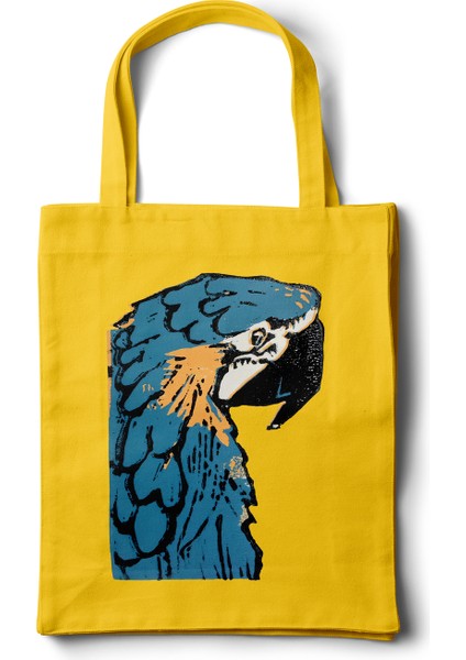 Sanatsal Gabardin Bez Çanta – Perroquet Tasarım - 35X40