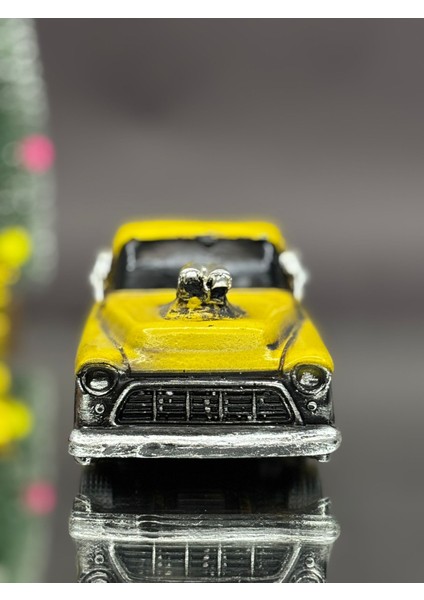 Sarı El Yapımı Kamyonet Araba Dekoratif indirimleri