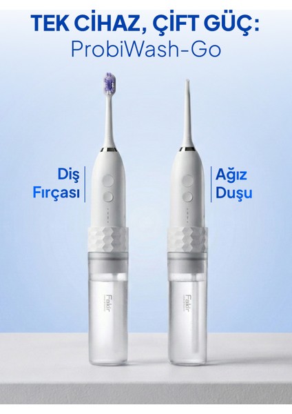 Probiwash Go 2in1 Elektrikli Diş Fırçası-Ağız Duşu/ikisi Bir Teknoloji