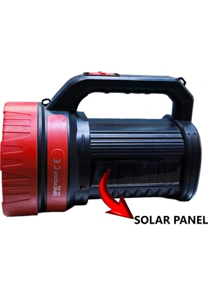 Greyder GD-435 20 Watt Solar Şarjlı Projektör Spot Fener indirimleri
