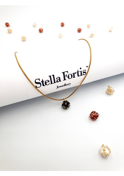 Kırmızı Işıltılı Küre Uçlu Minimal Kolye – Yılan Zincir fırsatları
