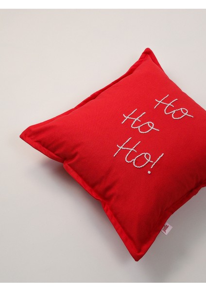Yılbaşı Temalı Noel Yazılı Punch Kırlent Kılıfı, Beyaz fiyatları