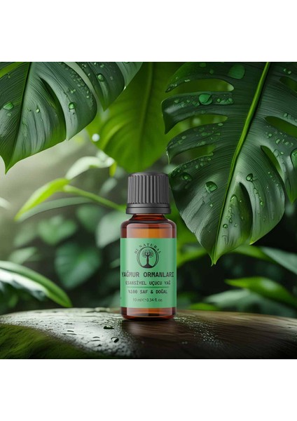 Yağmur Ormanları Esansiyel Yağ Karışımı %100 Saf & Doğal 10 ml