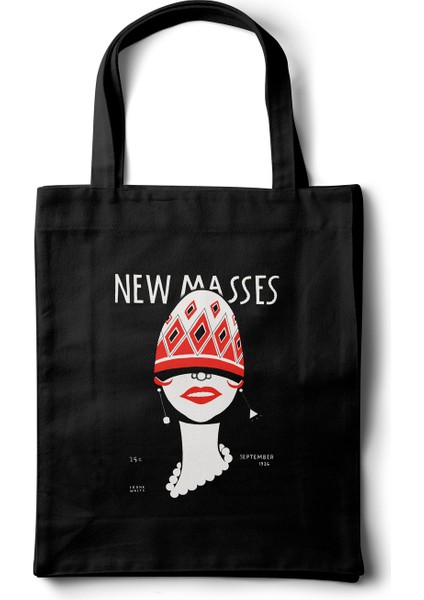 Sanatsal Bez Çanta – Frank Walts "new Masses" Modernist Tasarım - 35X40