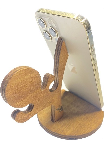 Karateci Çocuk Ahşap Telefon Standı Telefon Tutucu fiyatları