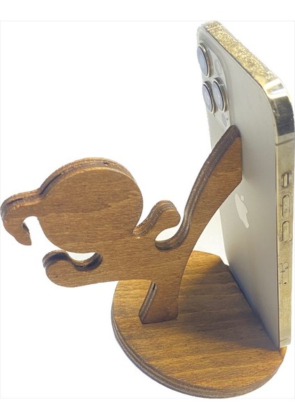 Karateci Kız Ahşap Telefon Standı Telefon Tutucu modelleri