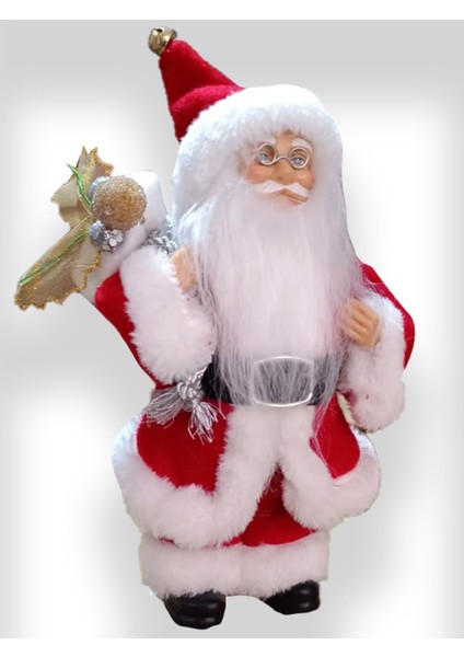 Yılbaşı Süsü, 23CM, Noel Baba Figür, Kırmızı ve Beyaz Renkler fiyatları