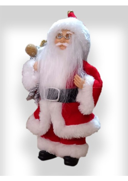 Yılbaşı Süsü, 23CM, Noel Baba Figür, Kırmızı ve Beyaz Renkler modelleri