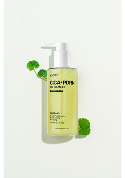 Cica PDRN Gel Cleanser 200 ml , Hassas Ciltler İçin Nazik Jel Temizleyici , Bariyer Destekleyici
