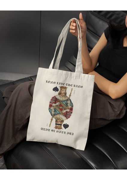 Sanatsal Bez Çanta – Art Nouveau Grimaud Maça Papazı Tasarım - 30X35