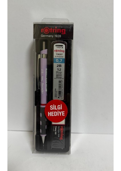 Versatil Lila Kalem 0.7+Min+Silgi Hediye