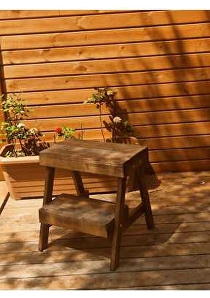 Basamaklı Tabure Fırınlanmış Doğal Çam ve Ladin Ağacından Üretilmiştir modelleri