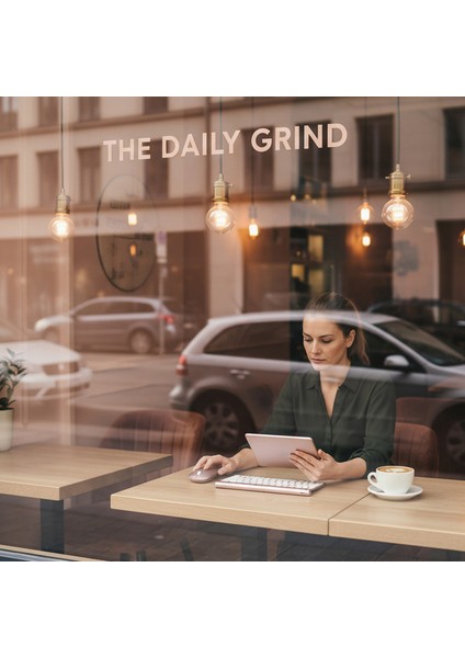 KB-BT72 Elıte Rose Gold 2.4 Ghz + Bt Kablosuz Us Layout English Klavye + Mouse Set